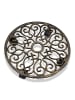 relaxdays 2 x Pflanzenroller in Bronze - (H)7,5 x Ø34 cm
