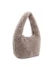 Seidenfelt Letje Schultertasche 47 cm warm taupe