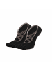 MUNADUNA 2er-Pack Pilates-Zehensocken mit doppeltem im Leopardenmuster in Schwarz
