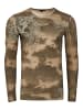 Rusty Neal Printed Washed Longsleeve in Khaki