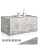 tectake Beistelltisch Inkl. Bodenschoner, Belastbarkeit 45 kg, 90 x 50 x 40 cm