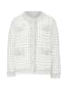 zitha Damen Strickjacke in Wollweiss Grau