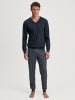 Calida Pyjama in saphir blue