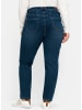 sheego Stretch-Jeans in dark blue denim