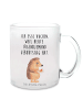 Mr. & Mrs. Panda Tee Tasse Igel Kuchenstück mit Spruch in Transparent