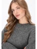 DreiMaster Vintage Women Sweater in dark grey melange