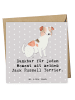 Mr. & Mrs. Panda Deluxe Karte Jack Russell Terrier Moment mit Sp... in Grau Pastell