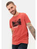 Camel Active T-Shirt mit Print aus nachhaltigem Organic Cotton in Rot