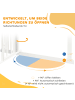 Pawhut Hunde Türschutzgitter Weiß 74-101L x 3,5B x 104,1H cm