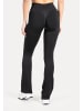 SMILODOX Schlaghose Leggings Aylin Scrunch in Schwarz