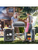 COSTWAY Campingküche faltbar in Grau