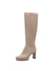 Tamaris Plateau Stiefel in Beige