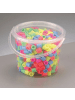 Nabbi Jumbo Beads Bügelperlen im Eimer, Ø 10mm, 550 Stk., Pastell Mix - ab 3 Jahren