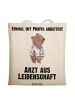 Mr. & Mrs. Panda Tote Bag Arzt Leidenschaft mit Spruch in Creme