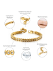Steel_Art Armband Amilla goldfarben in goldfarben
