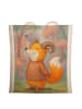 Mr. & Mrs. Panda Canvas Tasche Widder Astologie Design ohne Spruch in Weiß