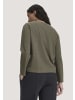 Hessnatur Hessnatur Heavy Jersey Longsleeve Relaxed aus reiner Bio-Baumwolle in silbergrün