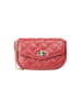 faina Clutch/Abendtasche in DUNKELROT