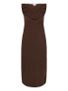 KAFFE curve Kleid KCdiddie Regular fit in Coffee Bean