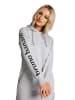 Bruno Banani Sweatkleid ARMSTRONG in Grau / Melange