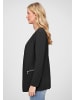 Cloud5ive Cloud5ive Damen Cloud5ive Damen Blazer mit 2-Zip-Pockets u. Strukturstoff in black