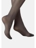 Kunert Feinkniestrümpfe Satin Look 40 weicher Bund in Carbon
