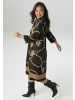 Aniston PLUS Jerseykleid in schwarz-beige