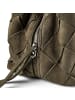 Les Visionnaires Mrs. Bella Schultertasche Leder 40 cm in martini olive