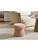 Beliani Pouf EUFAULA in Beige - (W) 45 x (H) 36 x (L) 45 cm