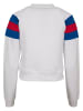 Urban Classics Urban Classics Rundhalsausschnitt in white/brightblue/firered