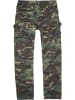 Brandit Cargohose "Adven Slim Fit Pants" in Camouflage