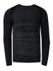Rusty Neal Sportiver Feinstrick Rundhals Pullover in Schwarz