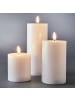 Butlers LED-Kerzen NORDIC LIGHT 3er-Set in Weiß