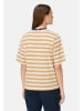 Camel Active T-Shirt mit Streifenmuster in Karamell