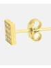 Vanlere Ohrstecker aus 375 Gelbgold mit Zirkonia