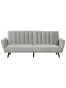 Beliani Schlafsofa VIMMERBY in Grau - (W) 212 x (H) 90 x (L) 80 cm