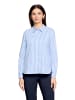 Betty Barclay Hemdbluse mit Kragen in Weiß/Blau