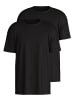Calida T-Shirt, 2er-Pack in schwarz