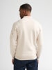 Petrol Industries Utility-Strickpullover mit kurzem Reißverschluss stonefield in Weiß