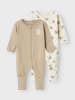 name it 2er-Pack Schlafanzug in Jet Stream