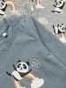 name it Unisex Strampler 2er Pack mit Panda Design in Grau