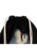 Mr. & Mrs. Panda Stofftasche Pinguine Einschlafen mit Spruch in Schwarz