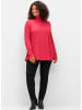 sheego Rollkragenshirt in magenta