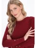 DreiMaster Klassik Women Dress in burgundy