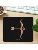 Mr. & Mrs. Panda Mousepad Sternzeichen Schütze ohne Spruch in Schwarz