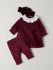 name it Kleid in Burgundy