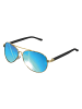 MSTRDS Sonnenbrille in gold/blue