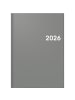 BRUNNEN Buchkalender 795 A5 1 Tag/Seite Balacron-Einband grau 2026
