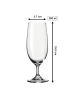 LUXENTU Biertulpe Pilsglas mit Gravur 50. Jubiläum 360 ml transparent in transparent