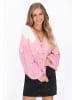 IZIA Women Cardigan in offwhite pink